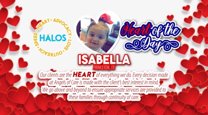 Isabella - heart of the day winner
